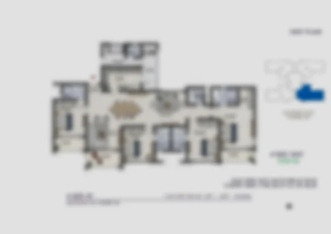 Brigade Avalon 3 BHK + 3 T + Study floor plan